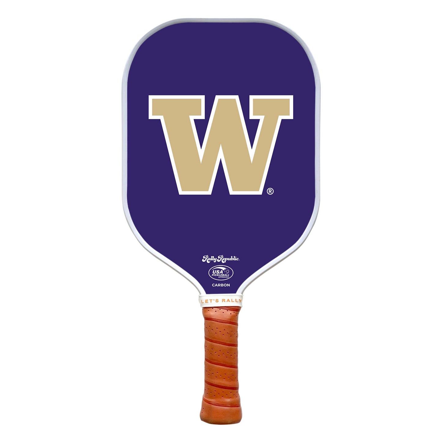Washington Huskies Purple Athletic Logo Pickleball Paddle