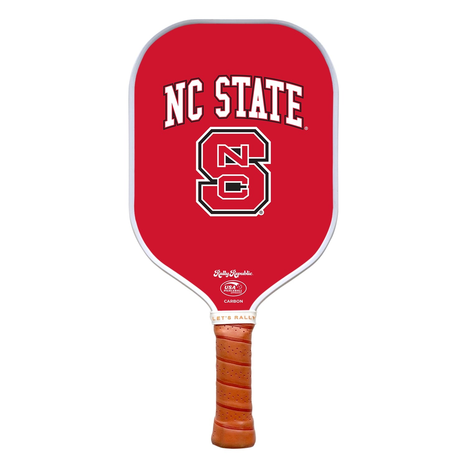 NC State Wolfpack Logo Block S Autograph Football – Red and White Shop