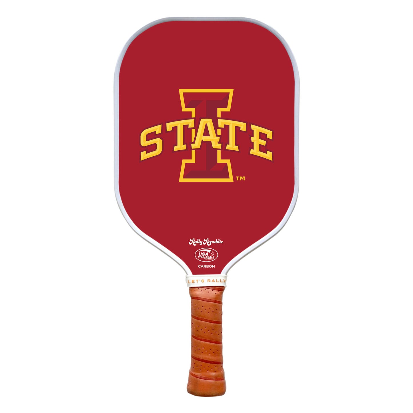 Iowa State Cyclones Cardinal Primary Athletic Mark Pickleball Paddle
