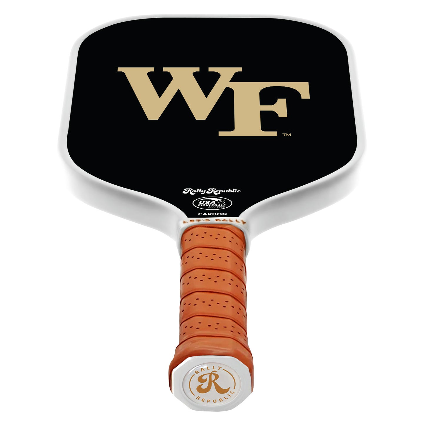 Wake Forest Demon Deacons Black Primary Mark Pickleball Paddle