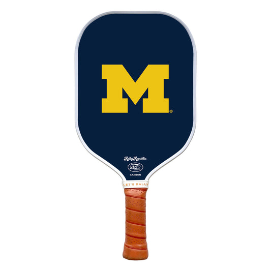 Michigan Wolverines Michigan Blue Primary Mark Pickleball Paddle