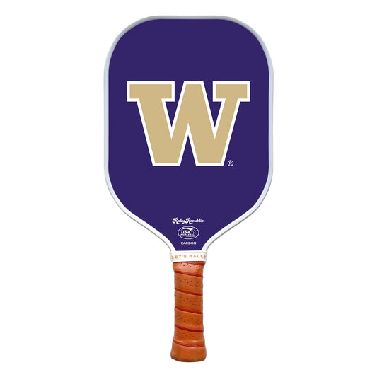 Washington Huskies Purple Athletic Logo Pickleball Paddle