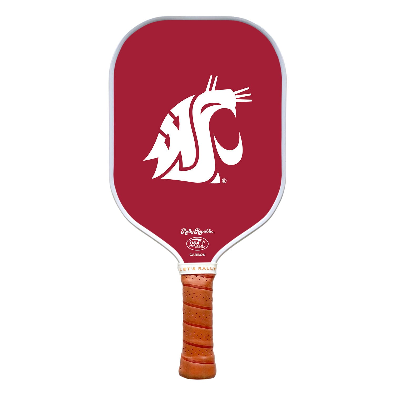 Washington State Cougars Crimson Primary White Mark – Rally Republic