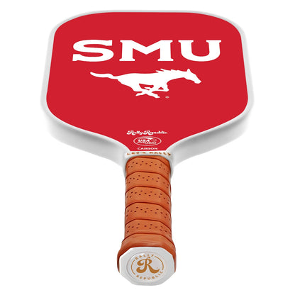 SMU Mustangs Red Stacked SMU Mark