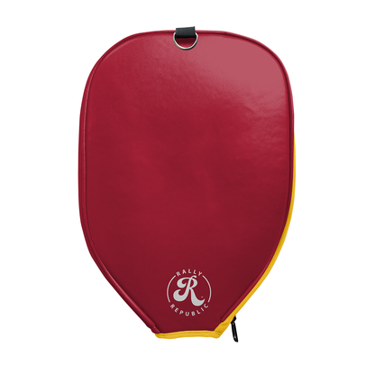 USC Trojans USC Cardinal Interlocking SC Logo Pickleball Paddle PU Leather Cover