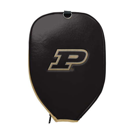 Purdue Boilermakers P Logo Pickleball Paddle PU Leather Cover