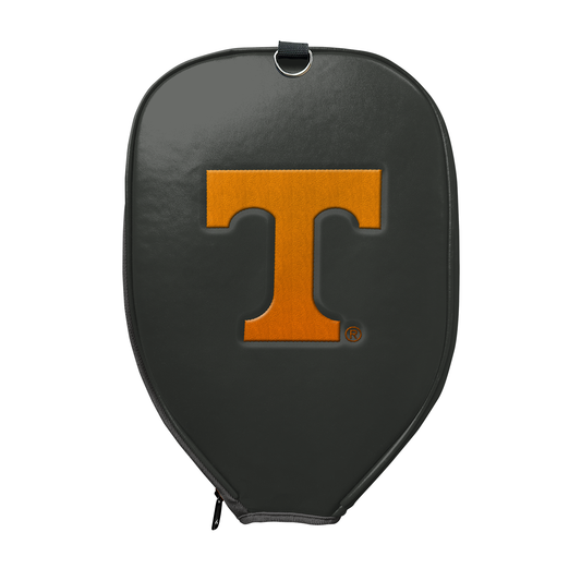 Tennessee Volunteers Orange Power T Athletic Mark Pickleball Paddle PU Leather Cover