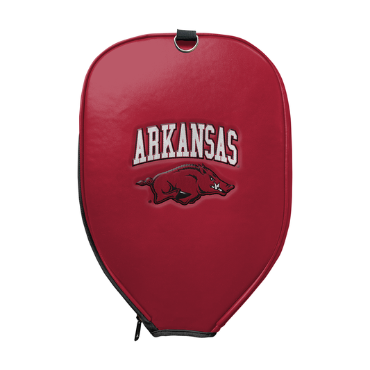 Arkansas Razorbacks Cardinal Tusk Pickleball Paddle PU Leather Cover