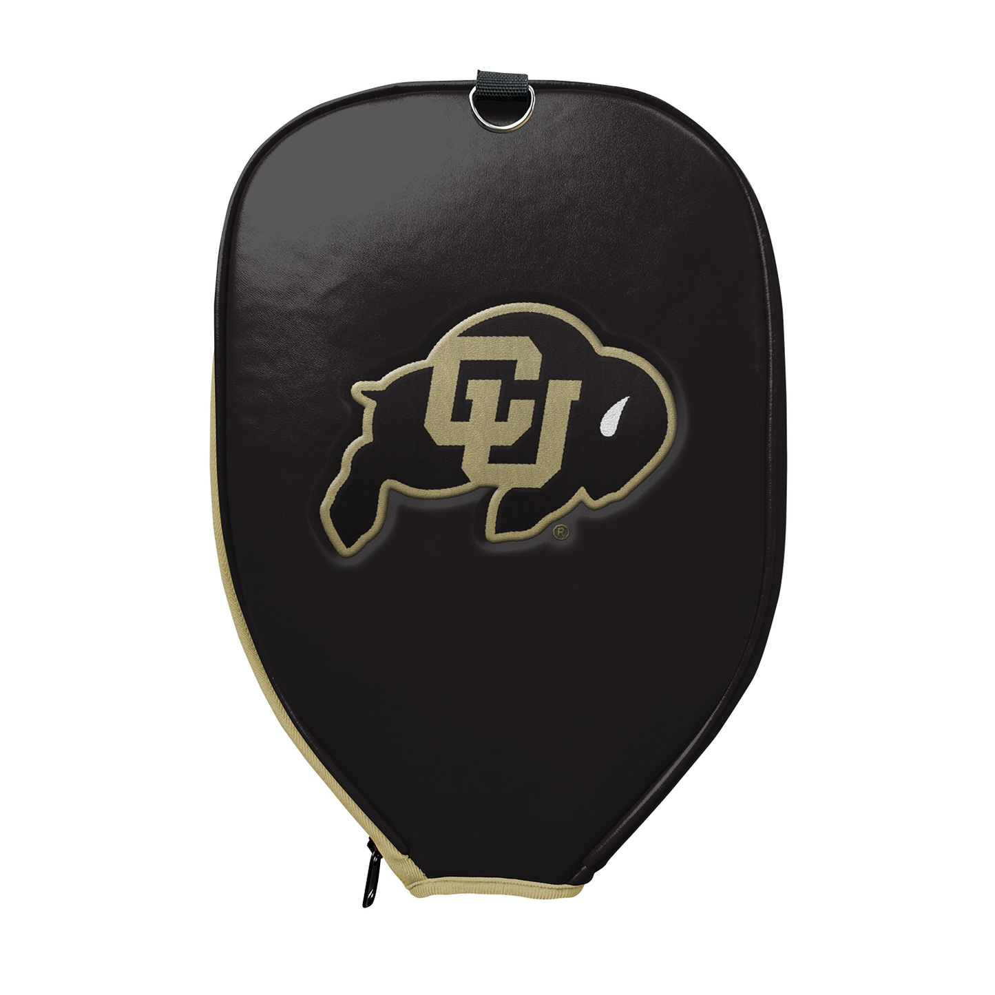 Colorado Buffaloes Black CU Primary Mark Pickleball Paddle PU Leather Cover