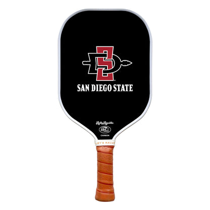 San Diego State Aztecs Black Primary San Diego State Logo Pickleball Paddle