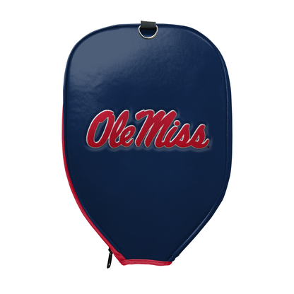 Ole Miss Rebels Navy Blue Ole Miss Pickleball Paddle PU Leather Cover