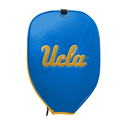 UCLA Bruins Blue Script UCLA Spirit Mark Pickleball Paddle PU Leather Cover