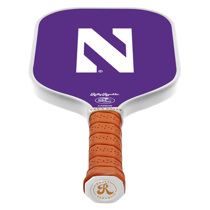 Northwestern Wildcats  Purple N Primary Athletic Mark Pickleball Paddle