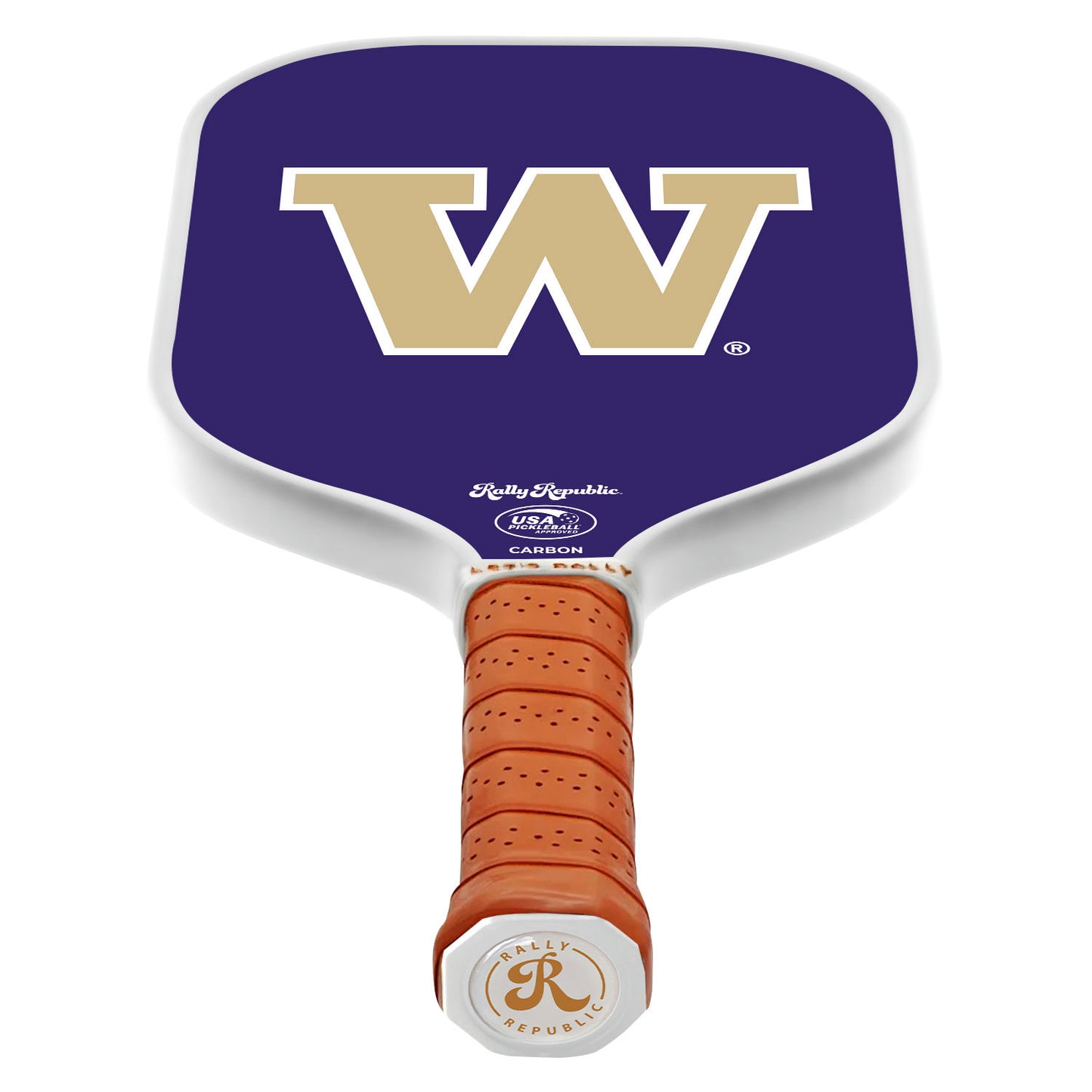 Washington Huskies Purple Athletic Logo Pickleball Paddle