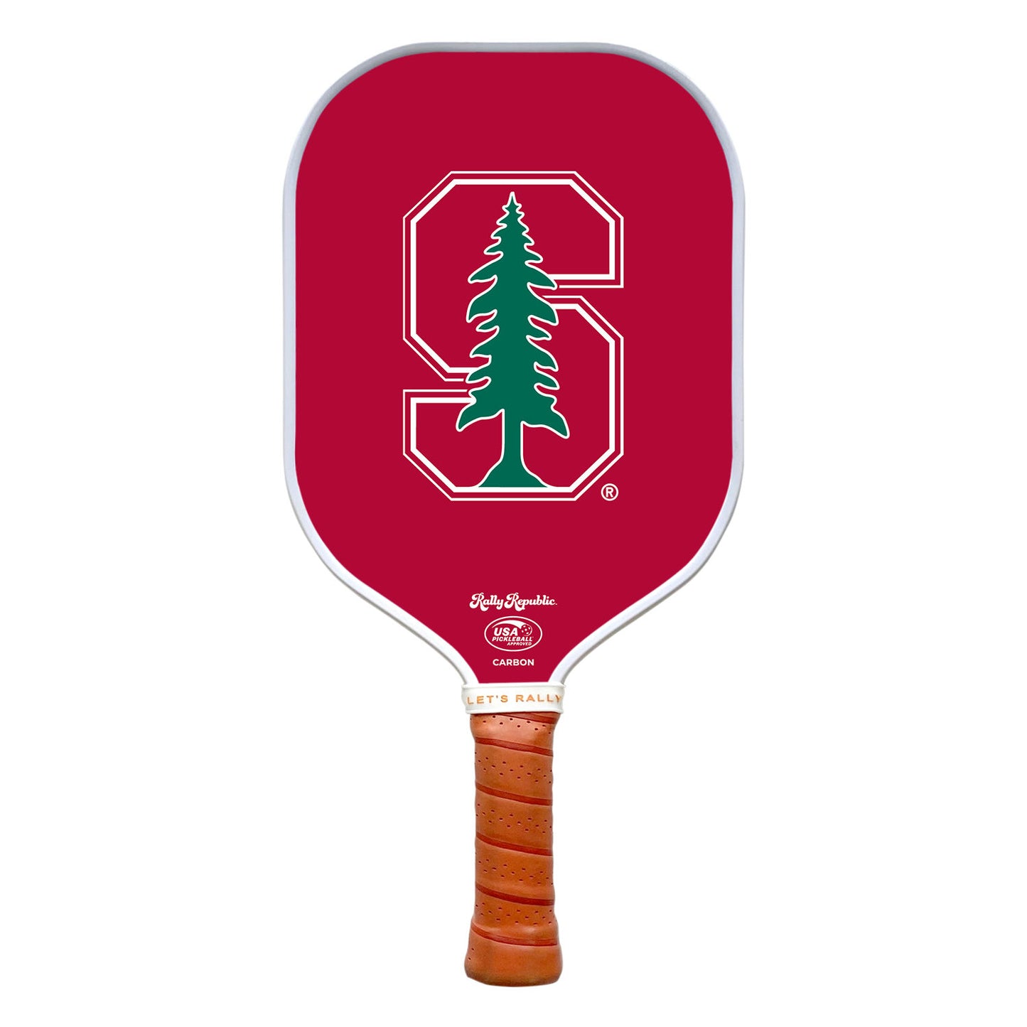 Stanford Cardinal Red Primary Mark Pickleball Paddle