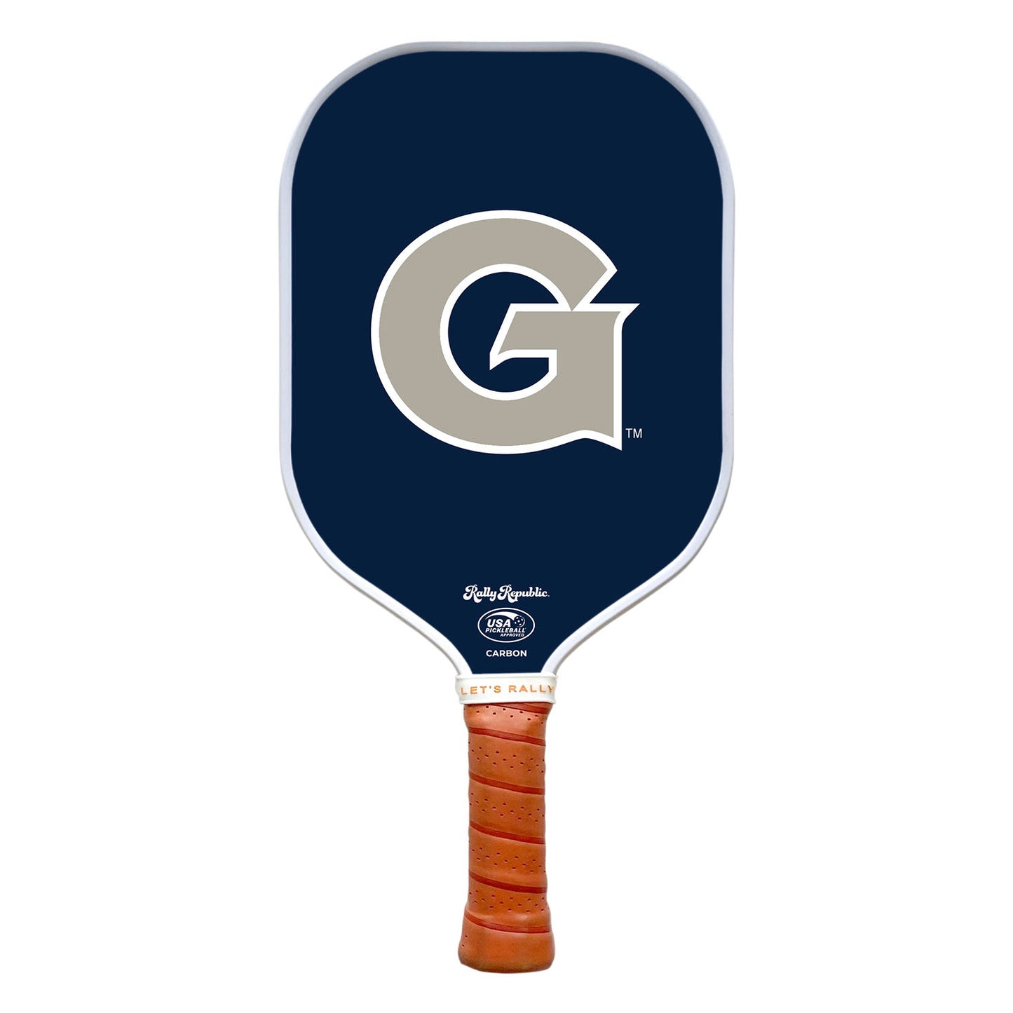 Georgetown Hoyas Georgetown Blue Primary Mark Gray Pickleball Paddle